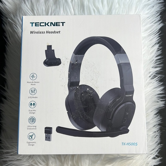New TECKNET  Wireless  Headset wear in 2 Ways - Picture 1 of 5